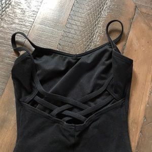Girls black ballet/dance leotard